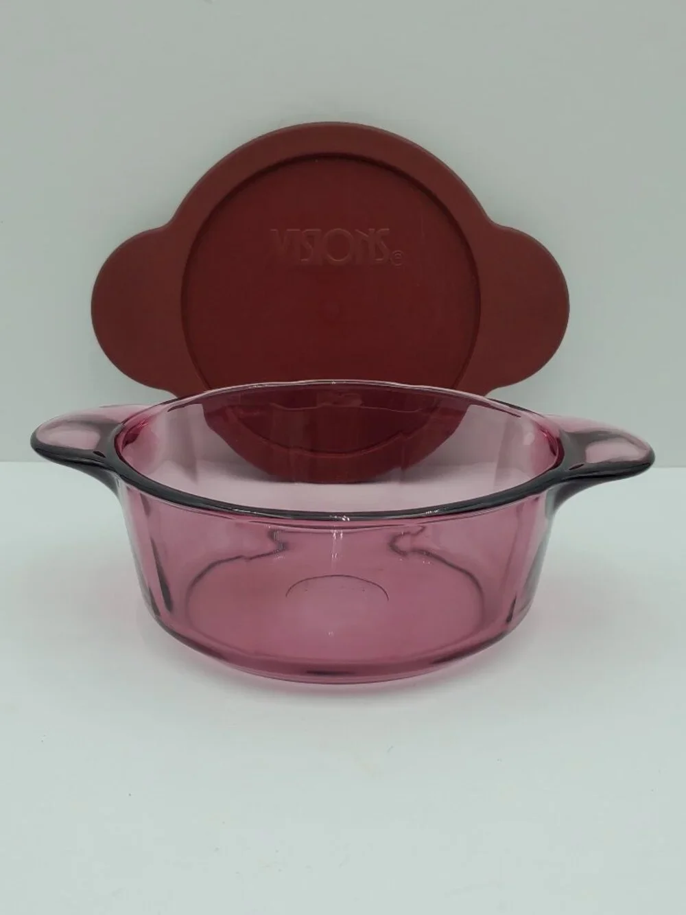 Corningware Visions Cranberry 1 Quart Versa Pot Corning Round Amethyst Casserole